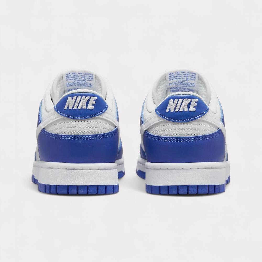 Zapatillas Deportivas de Cuero Dunk para Hombre Blanco, Azul 5/6