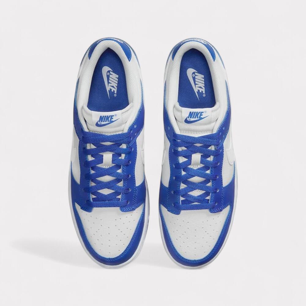 Zapatillas Deportivas de Cuero Dunk para Hombre Blanco, Azul 4/6