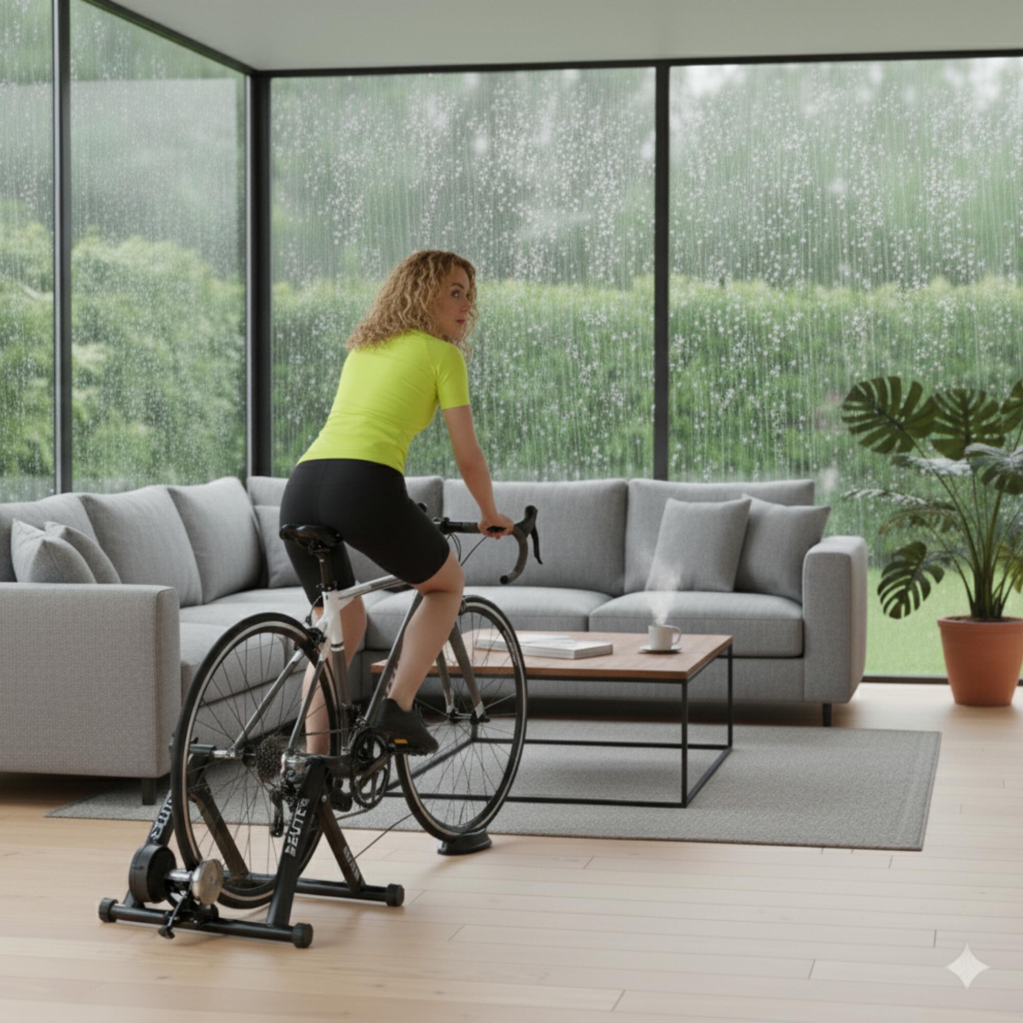 Rodillo Angular Bicicleta con Liberación Rápida y Elevador de Rueda Delantera 3/6