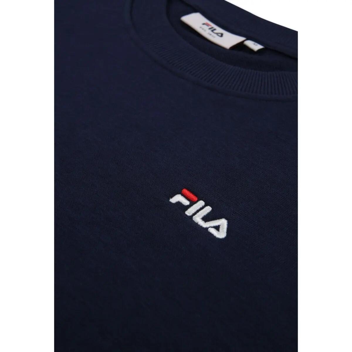 Bluza męska do biegan Fila Leverano Regular Crew Sweat granatowa 3/3