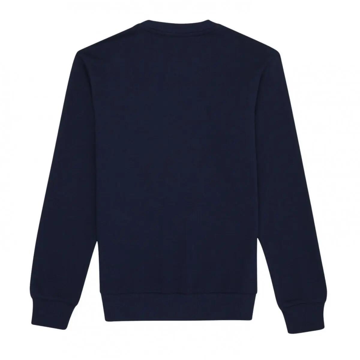 Bluza męska do biegan Fila Leverano Regular Crew Sweat granatowa 2/3