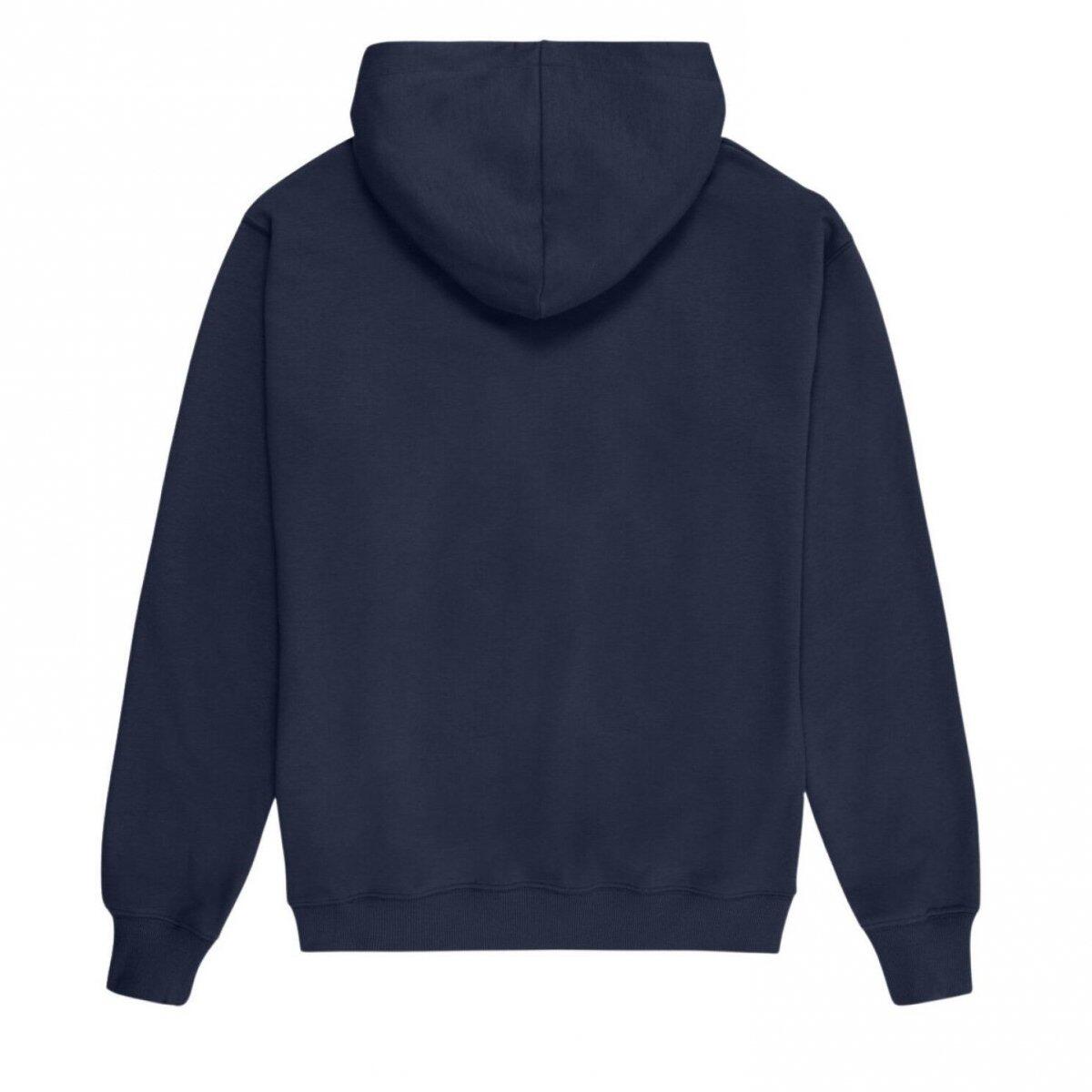Felpa con cappuccio uomo ( french terry) fila blu 2/3