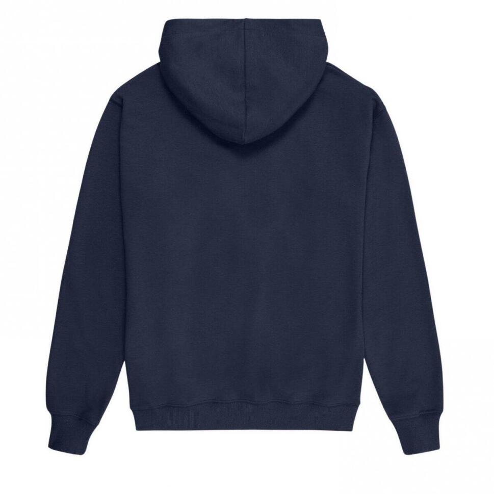 Bluza z kapturem męska do biegania Fila Valsera regular logo granatowa