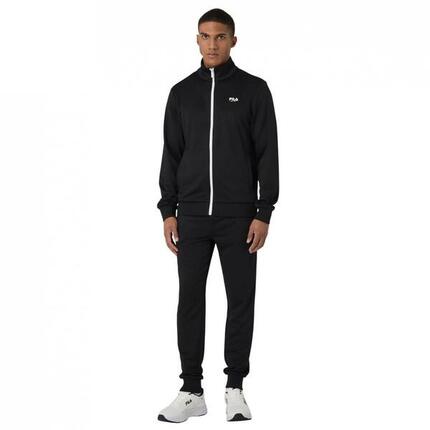 Dres męski do biegania Fila Saluzzo Slim Logo Track Set czarny