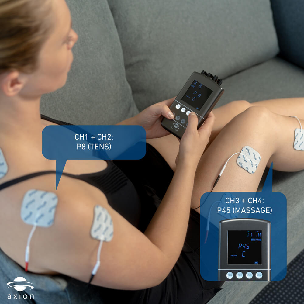 Électrostimulateur combiné TENS-EMS 4 canaux STIM-PRO X9B 7/7