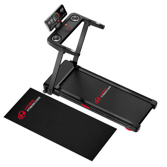 Tapis roulant pieghevole con 12 programmi 1–12 km/h(con tappetino)