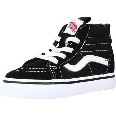Sneakers vans model sk8-hi zip kleur zwart