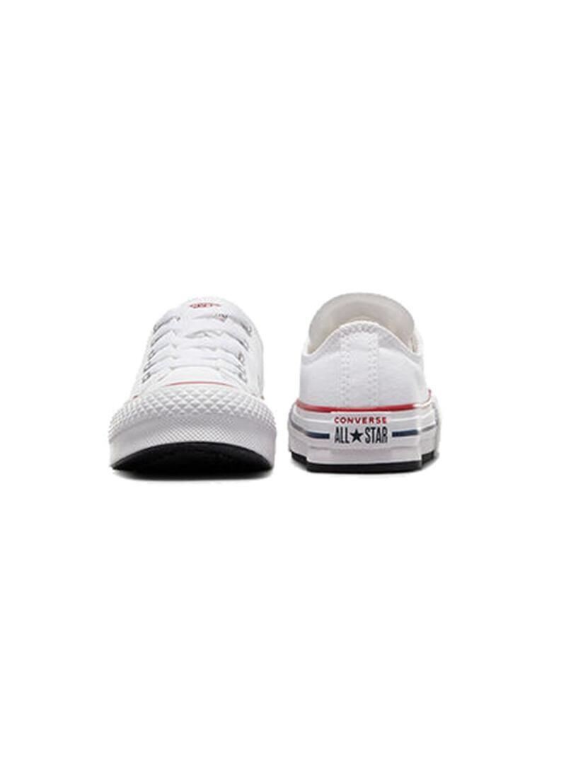 Zapatilla para Niña Converse All star plataform Blanco 3/7
