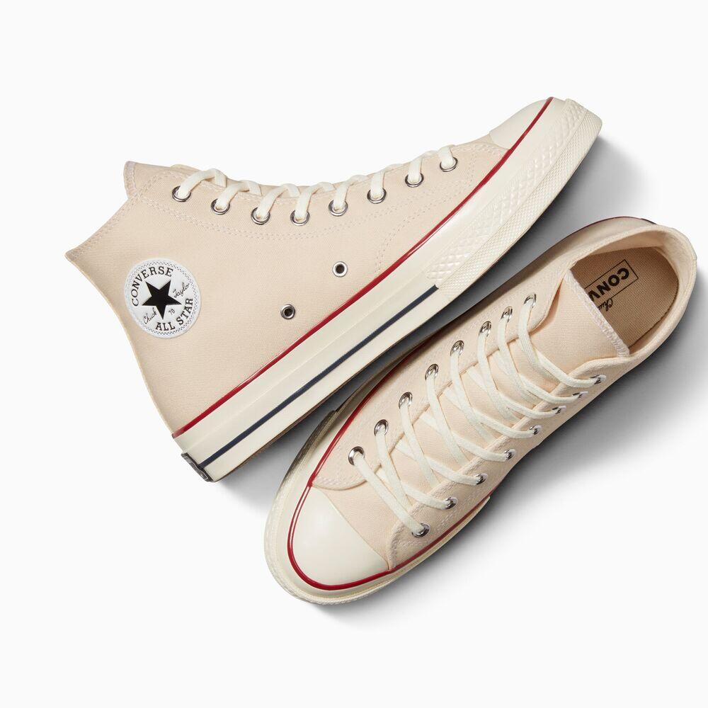 Chaussures Converse Chuck 70 Vintage Canvas Beige 3/5
