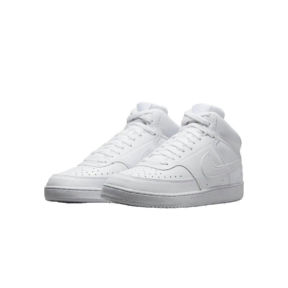 Chaussures Nike Court Vision Mid blanc style basketball 2/3