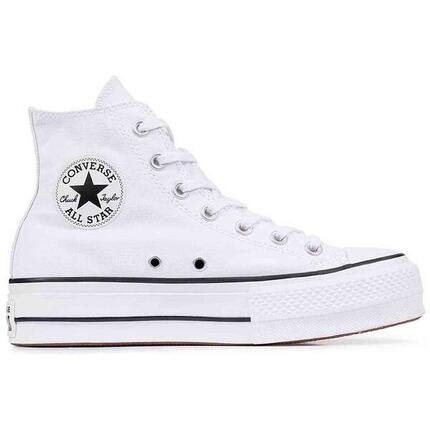 Femme CTAS LIFT HI Converse 560846C WHITE WHITE CTAS LIFT HI Blanc Converse