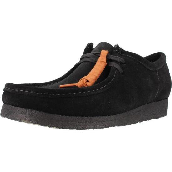 Sneakers Clarks Modell Wallabee Farbe Schwarz