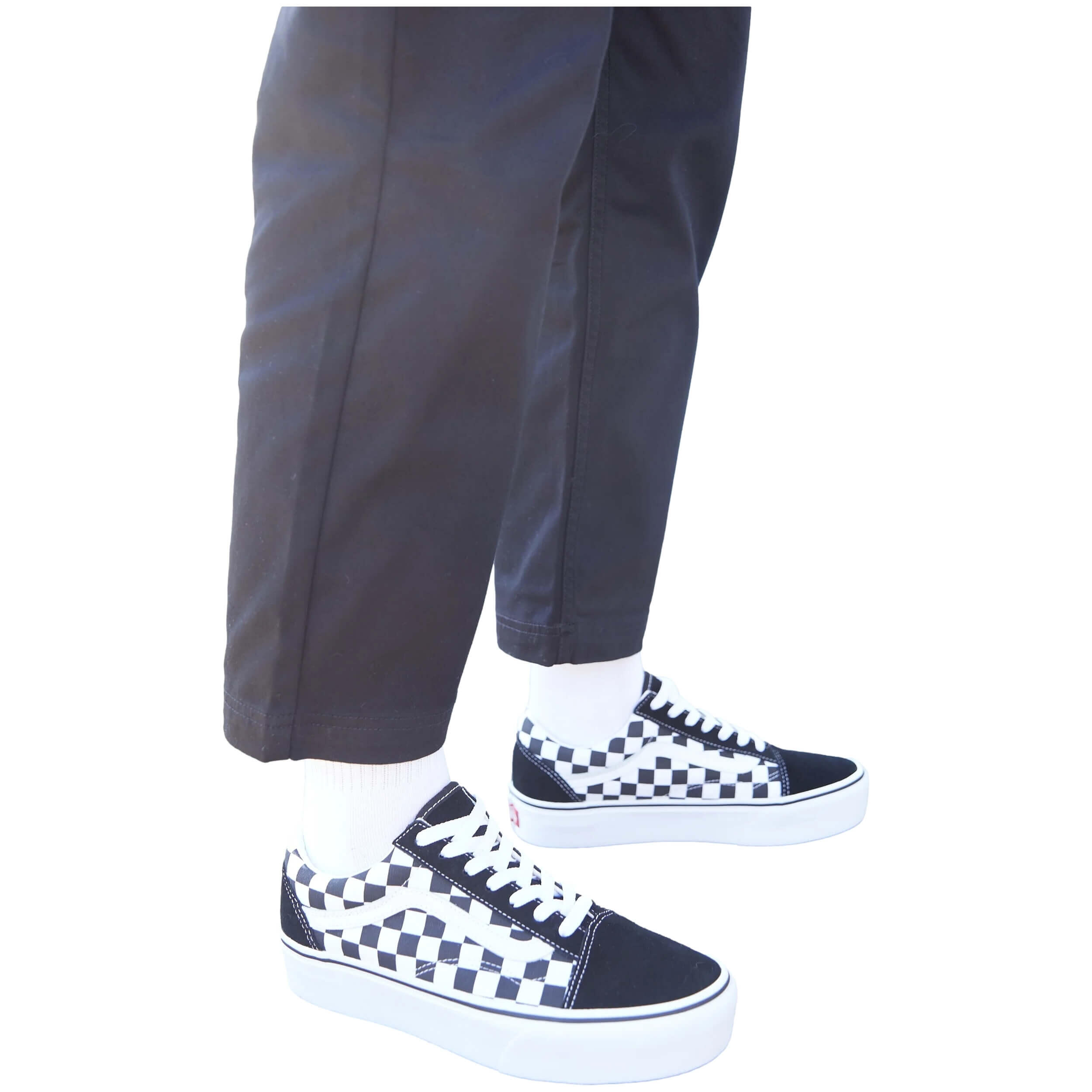 Uniszex cipő - VANS OLD SKOOL PLATFORM  Checkerboard, platform talppal 5/5