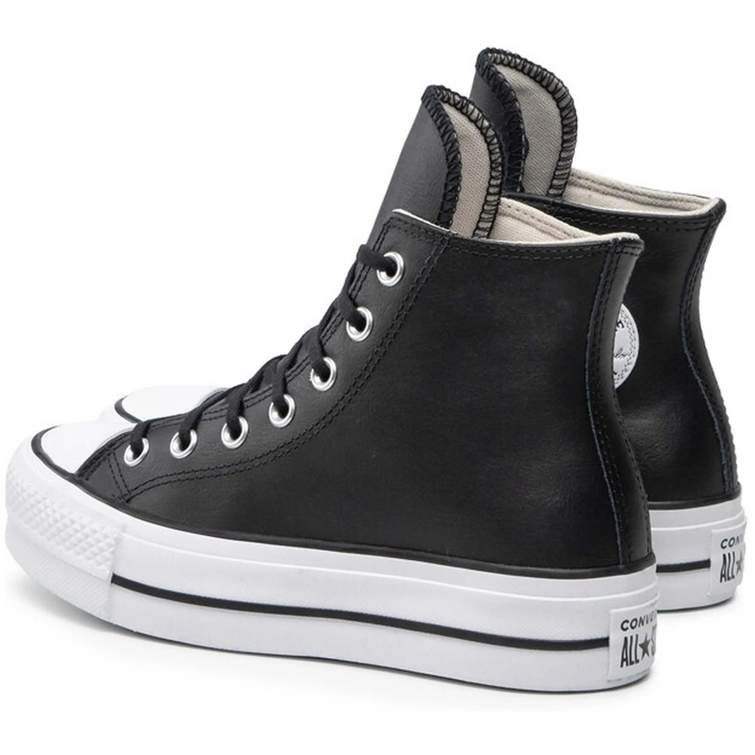 Chaussure pour femme Converse All Star hi lift plateforme noir 4/6