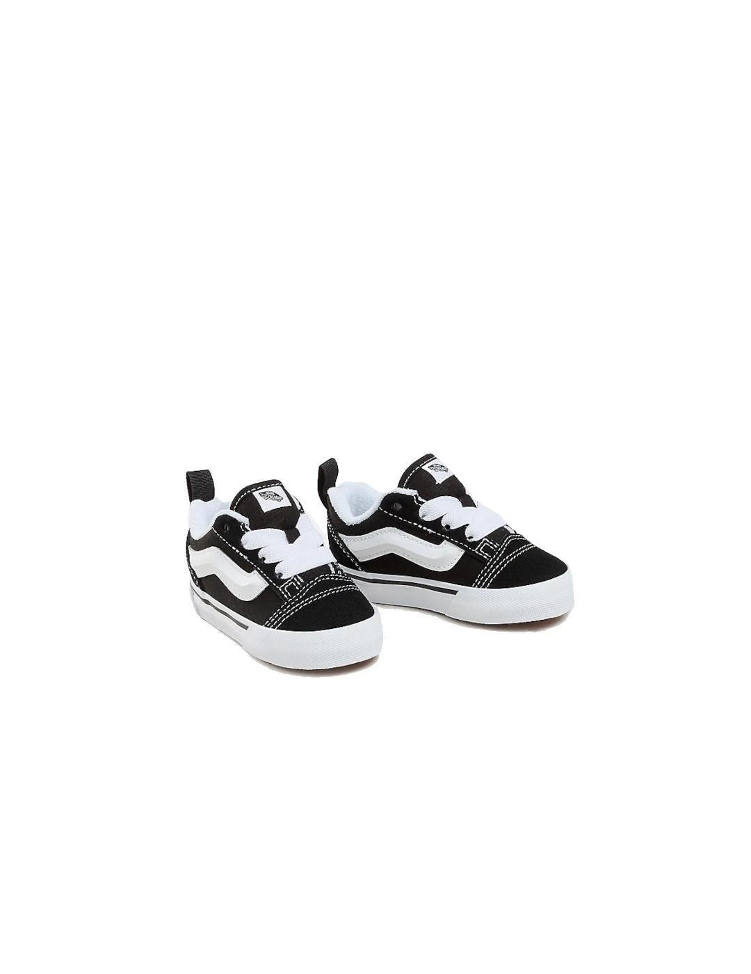 Chaussures pour enfant Vans Knu skooll à lacets élastiques noirs 2/5