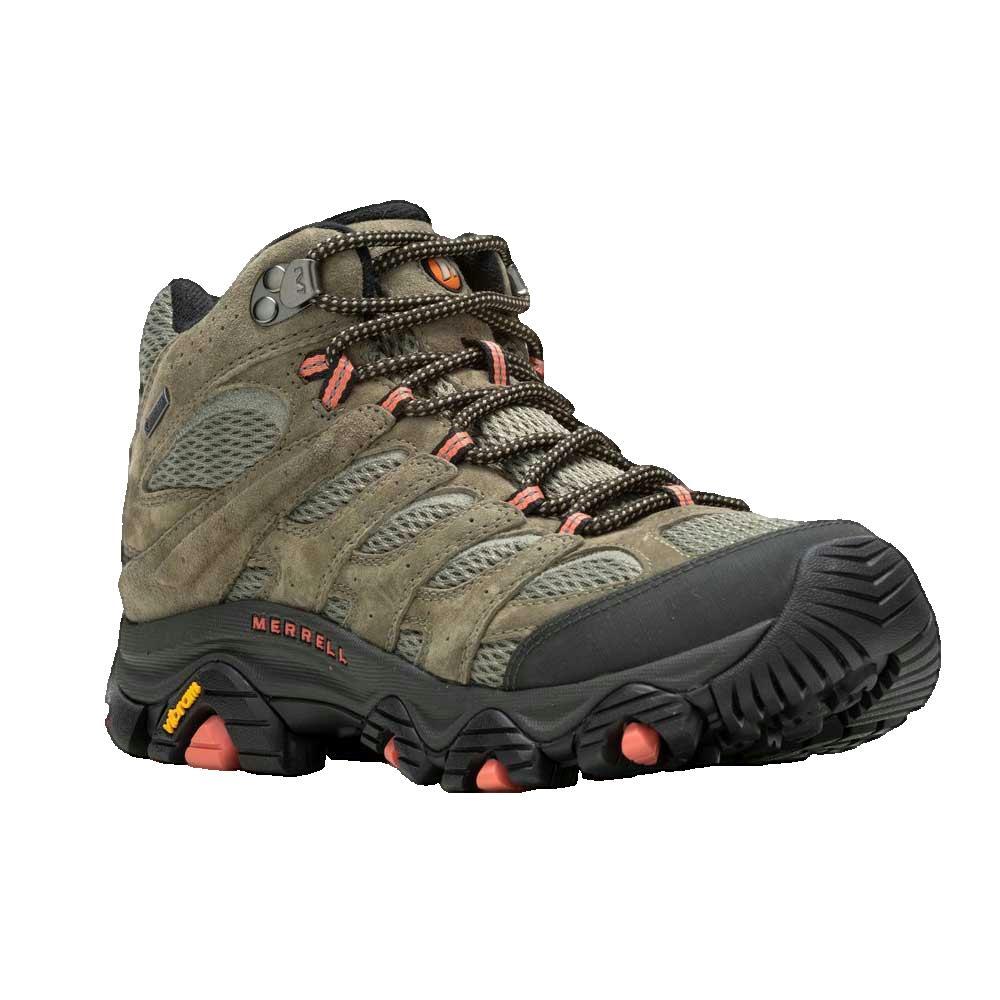 Merrell - Chaussures De Randonnée Homme Merrell Moab 3 Mid Gtx Vert Olive - Chaussures De Sport - Vert - Decathlon