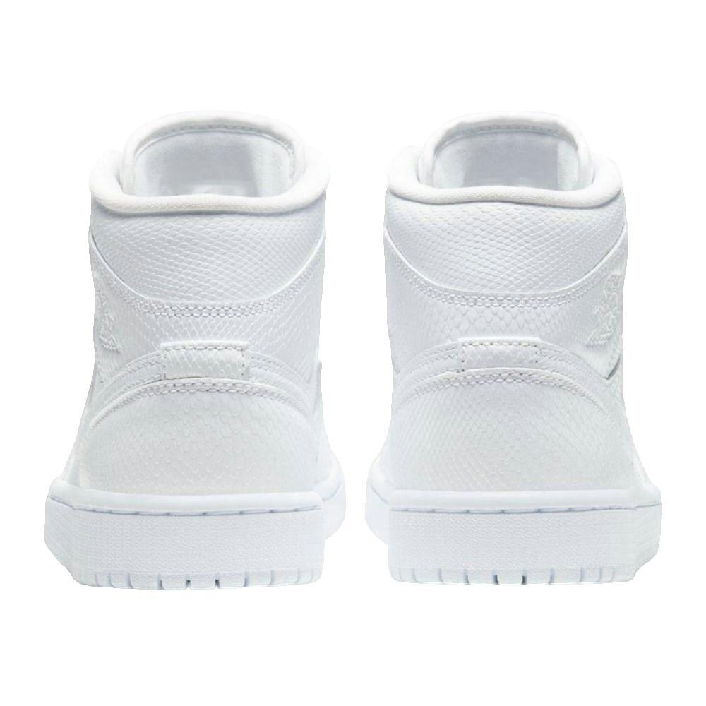Air Jordan 1 Mid White Snakeskin 3/3