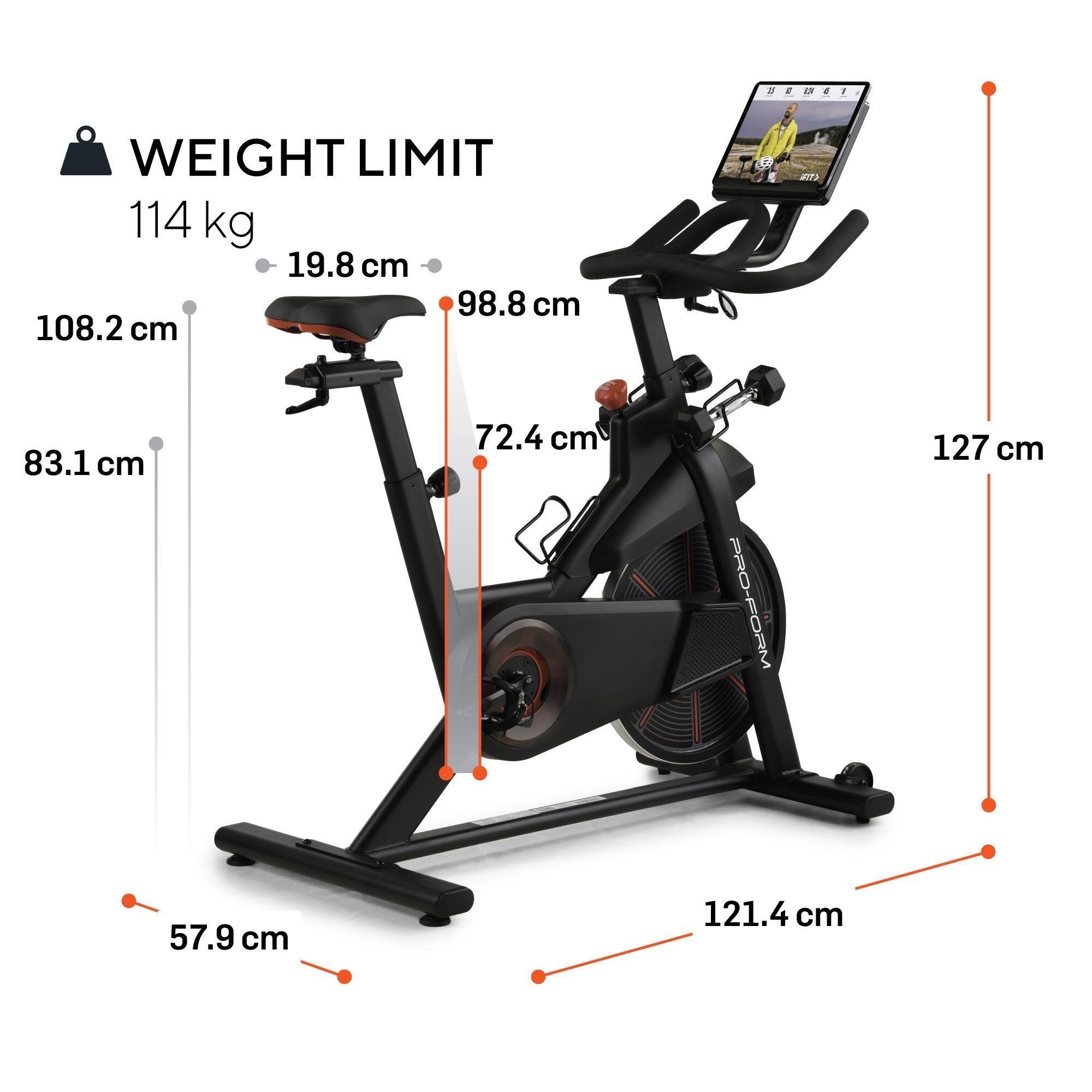 Bicicleta estática Pro Trainer 500 / 16 niveles de resistencia 7/7