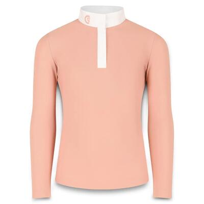 Wedstrijdshirt sammy – meisjes – lange mouw – oud roze – - maat