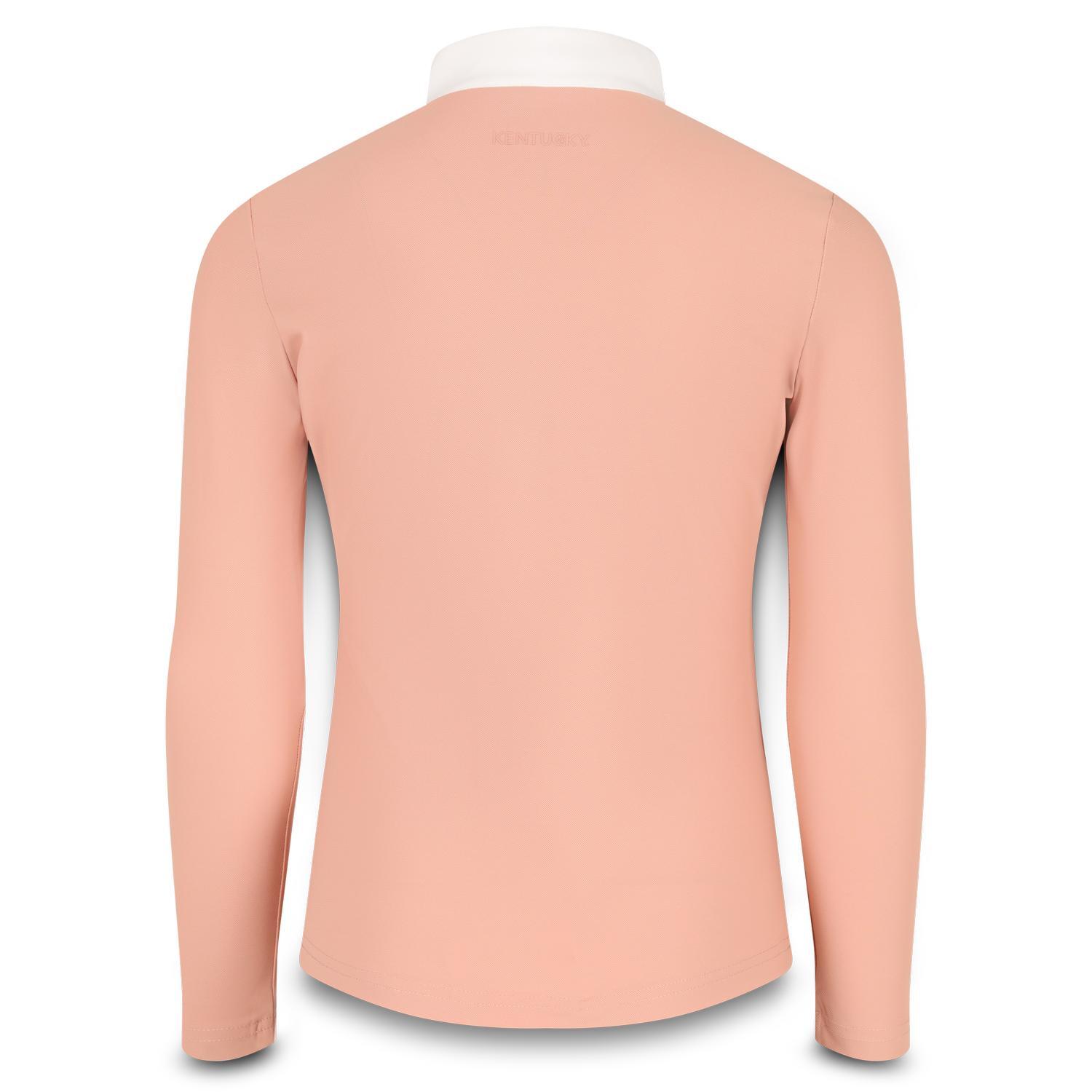 Kentucky Horsewear - Maillot De Concours Sammy – Filles – Manches Longues – Vieux - Größe - T-shirt Manches Longues - Rose - 116 - Decathlon