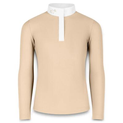 Wedstrijdshirt sammy – meisjes – lange mouw – oud roze – - maat