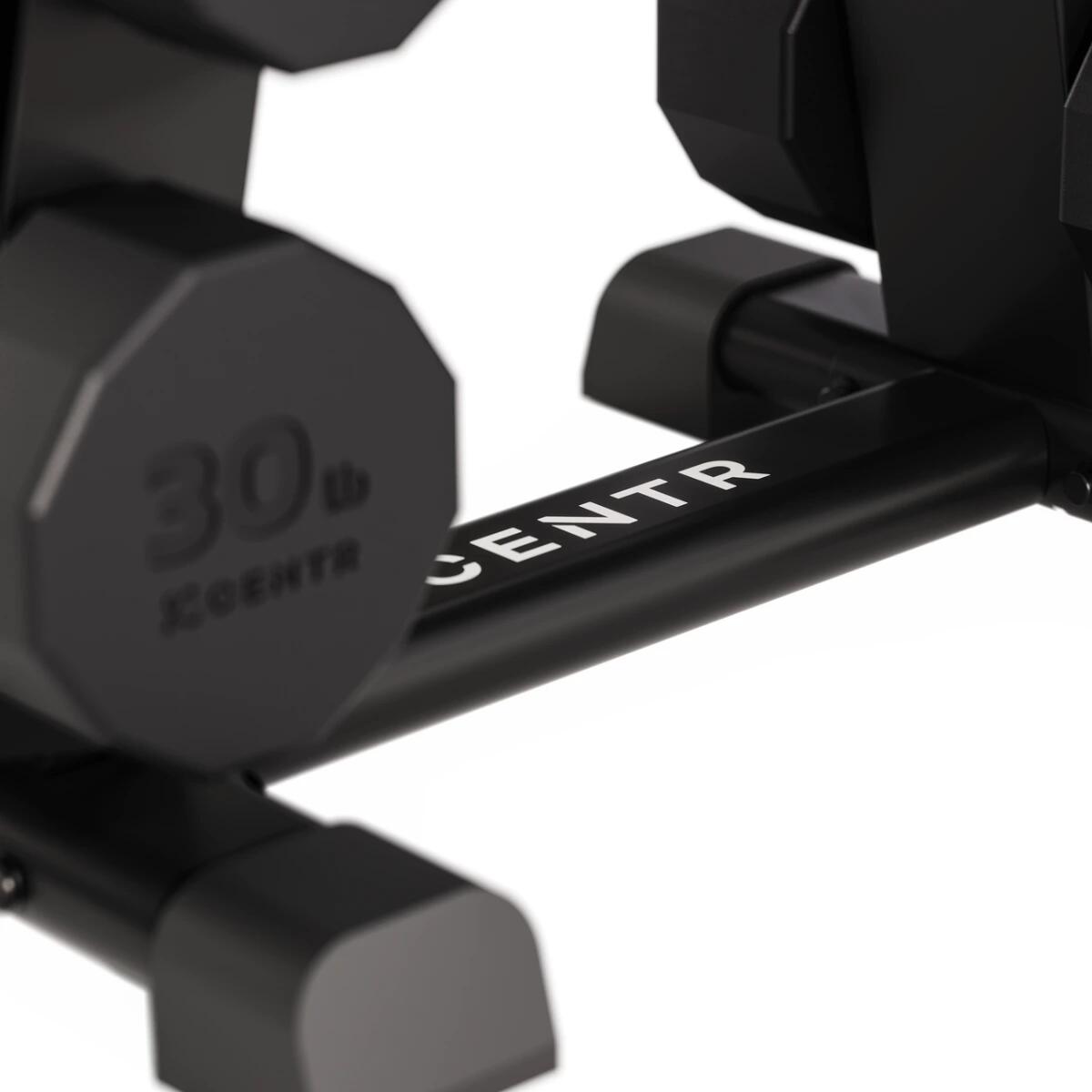 Torre de Halteres com Conjunto de 12 peças 4 - 14 kg | 92 kg com Suporte em A 5/7