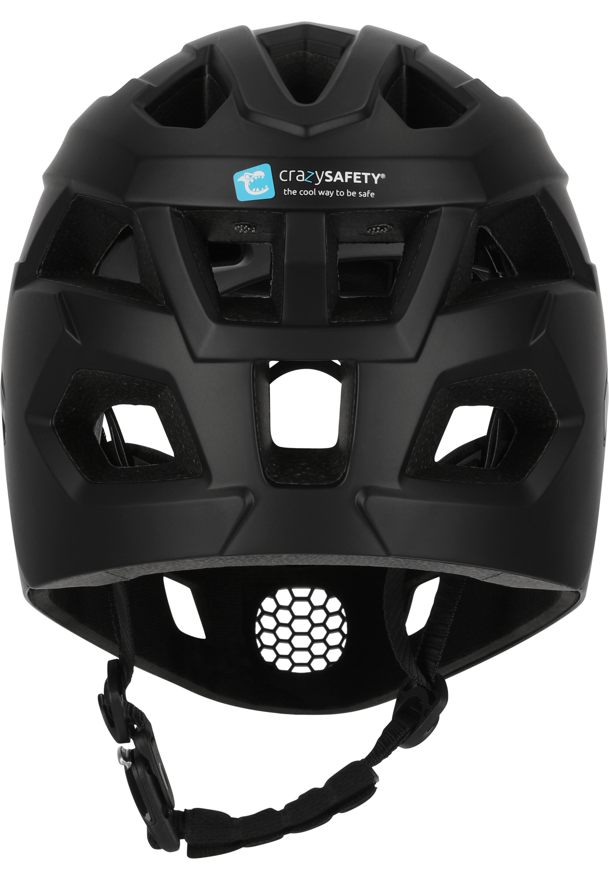 Casco Crazy Safety Splash Blu Per Bambini 6-12 Anni – Con Luce LED Ricaricabile, Per Bici, Skate, Pattini