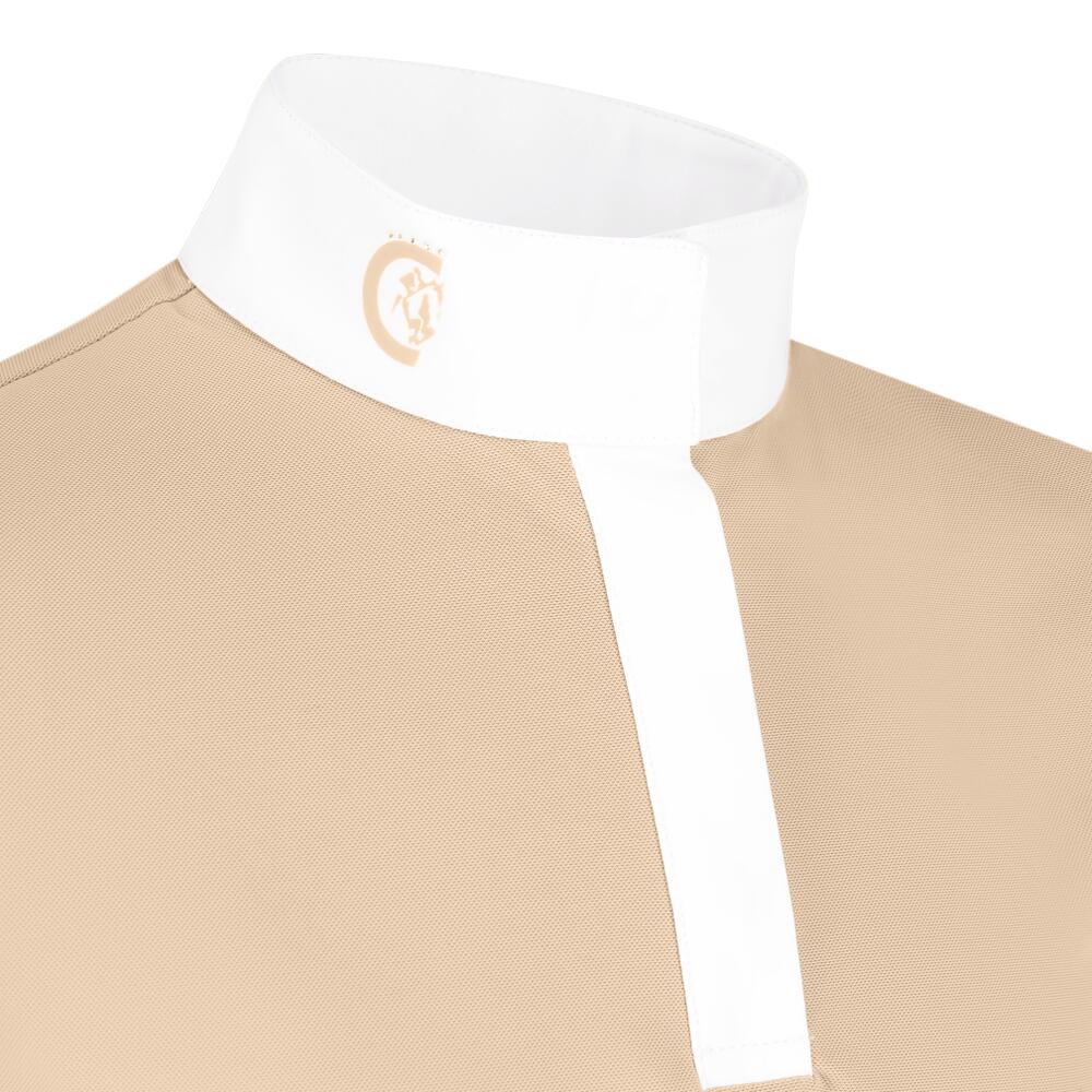 Langarm-Reit-Poloshirt, Mädchen Kentucky Tokyo 3/3