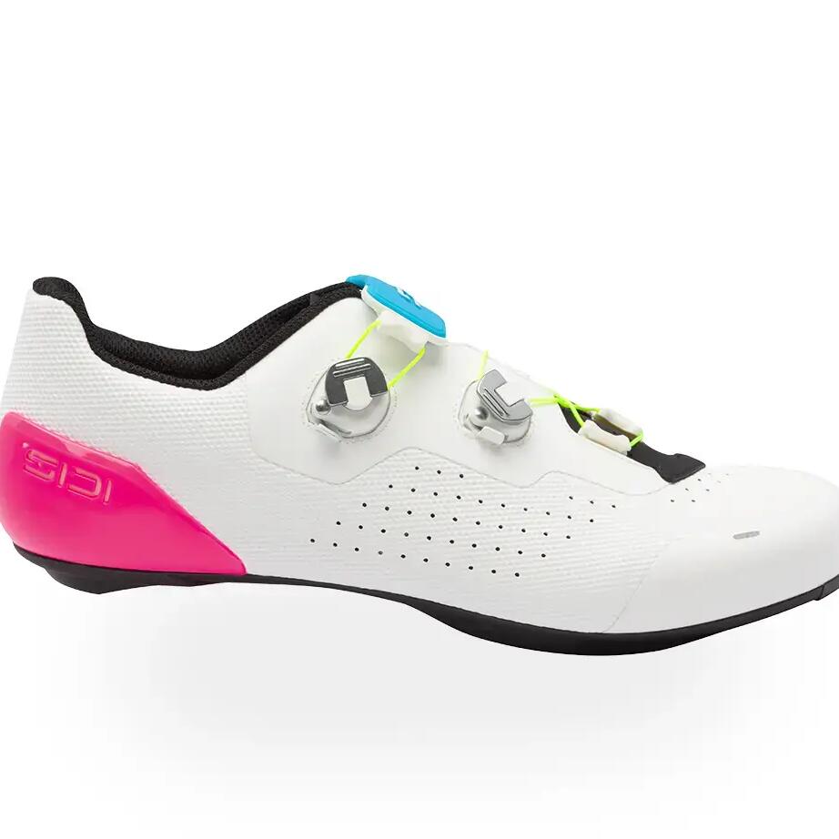 GENIUS X WYVE shoes, white and neon pink