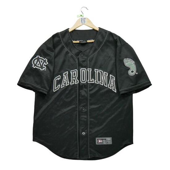 Second life - Herren NCAA Tar Heels Schwarzes Trikot - In sehr gutem Zustand