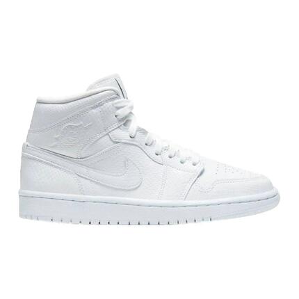 Zapatillas - Baloncesto - Mujer - jordan 1 mid - blanco snakeskin