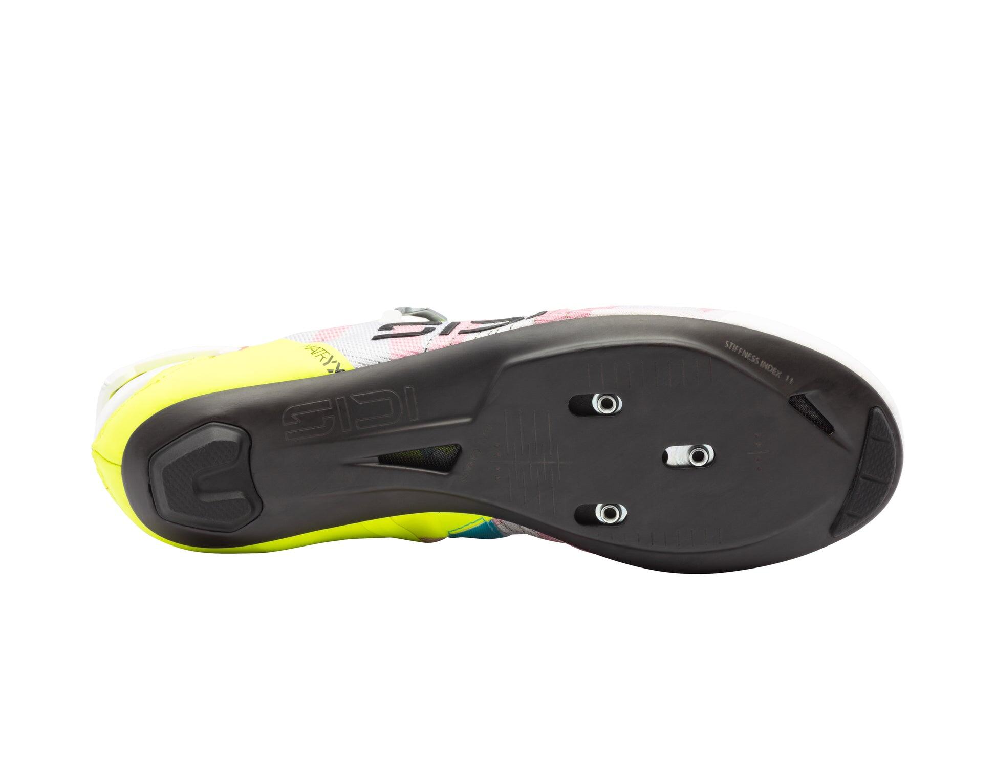 WIRE 3 schoenen, wit/fluorescerend geel 5/5