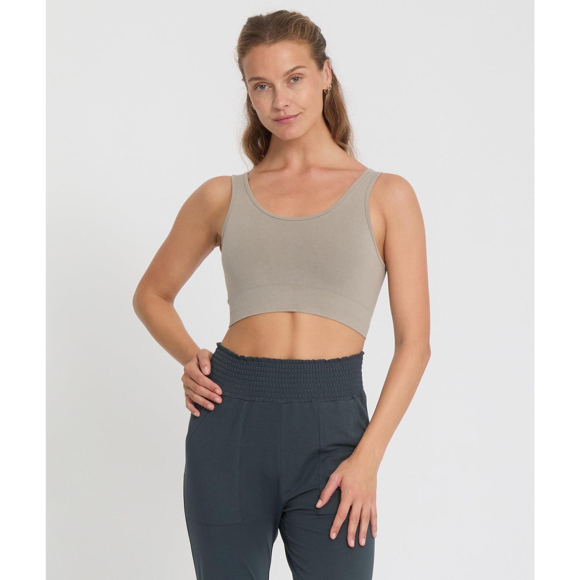 Yoga Searcher - Hadu - Brassière En Bambou - Brassière - Beige - Decathlon