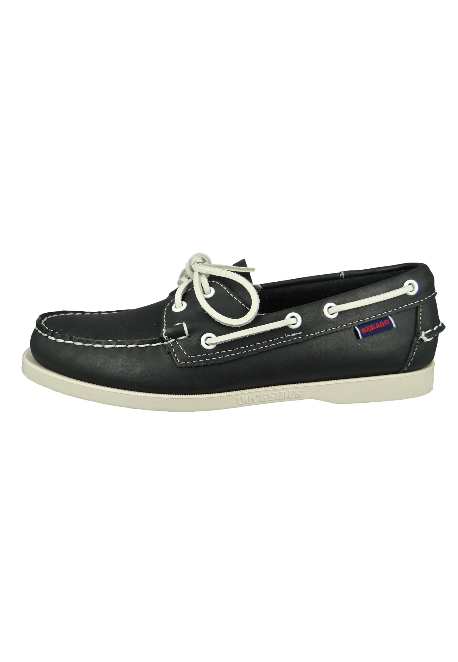 Docksides bootschoen heren blue-nite leather 3/6