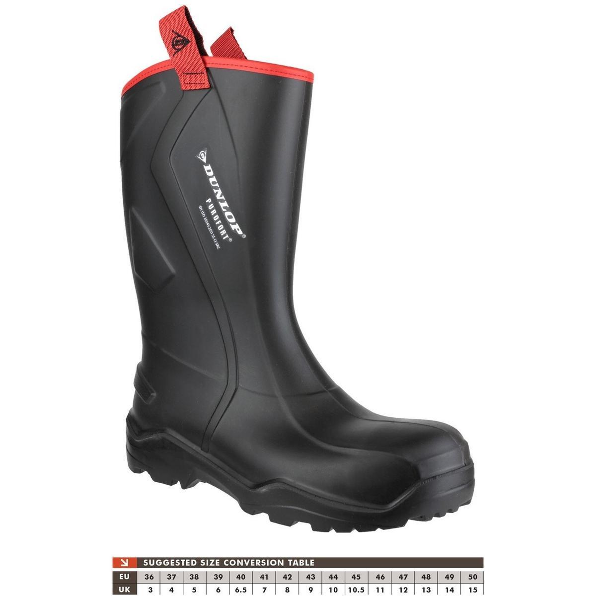 Dunlop botas de segurança c762043.ch purofort+ segurança total robusta