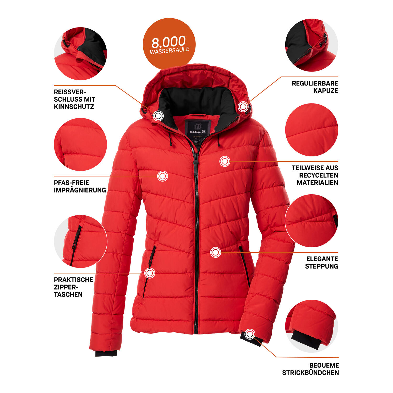 Damen Steppjacke GW 32 WMN QLTD JCKT 4/7