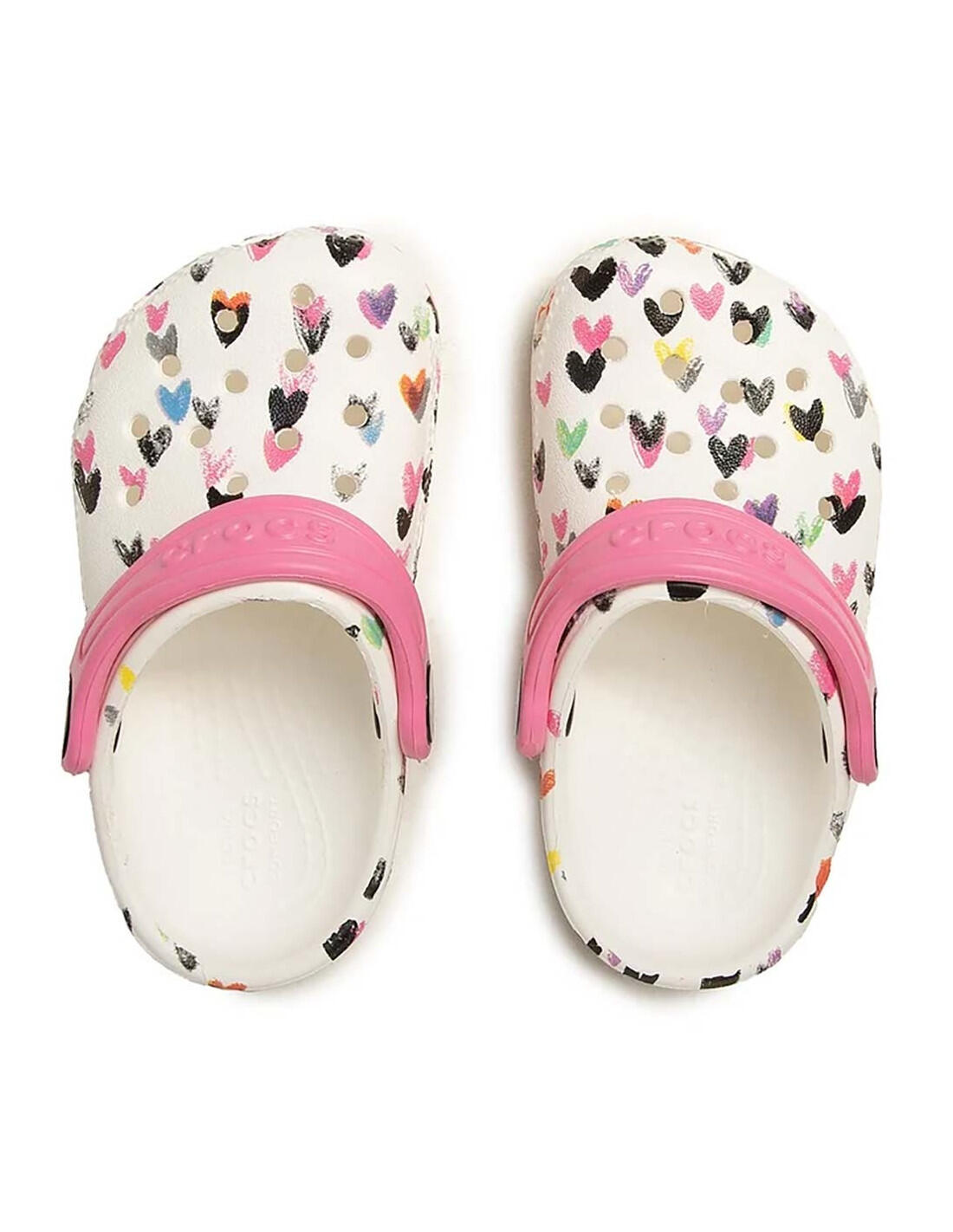 Zuecos CROCS™ Classic con estampado de corazones 4/6