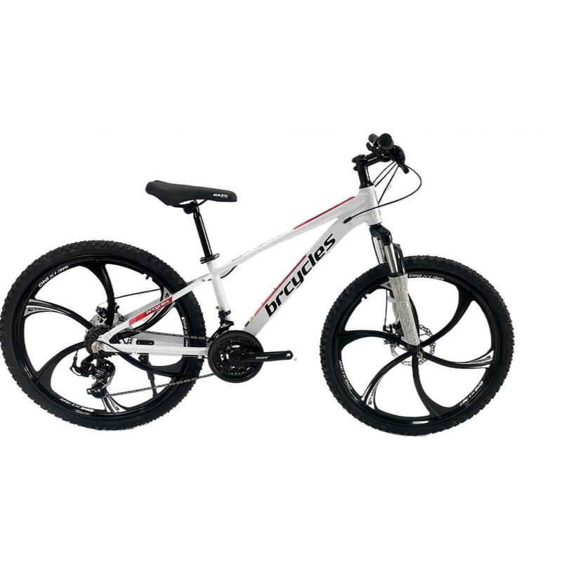 Bicicleta MTB 26″ BR Tornado, cu Rota magnesium , Alb