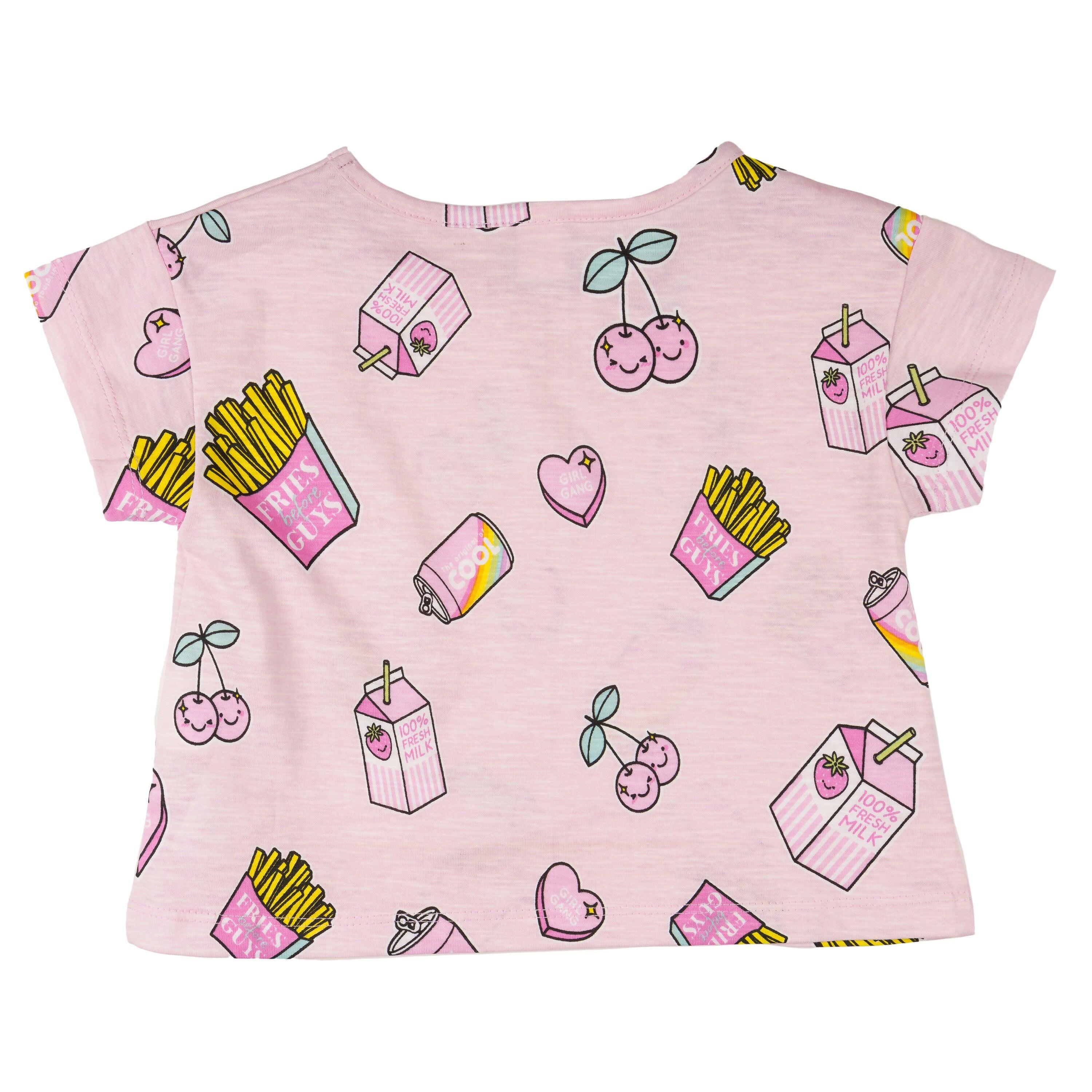 Camiseta rosa para 3/5