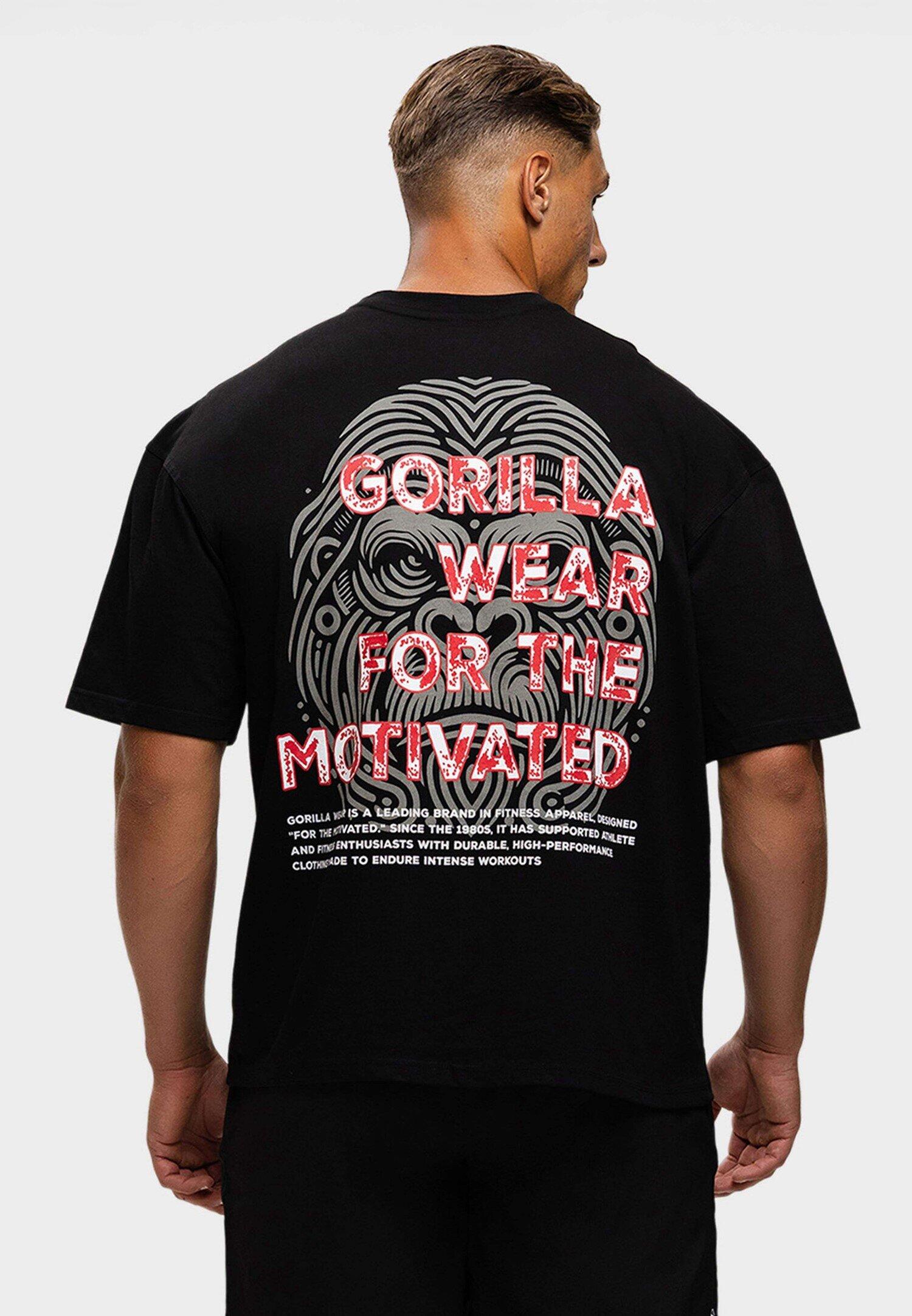 Macon De gran tamaño Camiseta - Negro 3/6