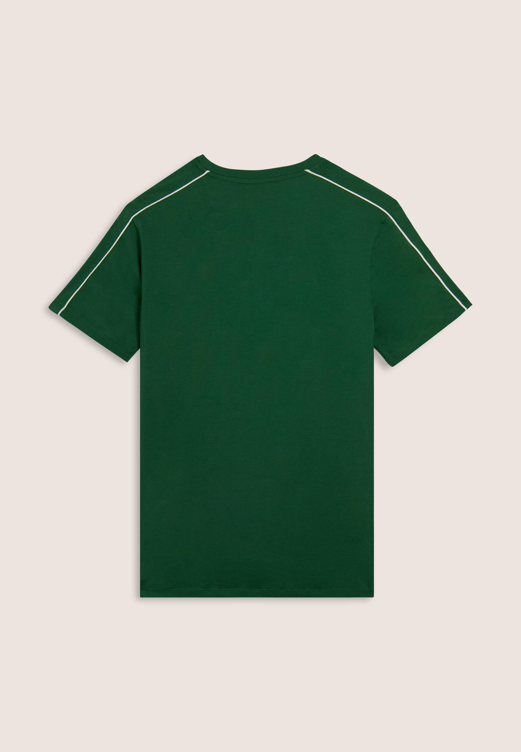 T-shirt en jersey élastique avec coutures de couleur contrastée 4/4