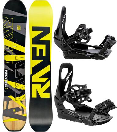 Zestaw Snowboard Raven Barracuda Carbon + Wiązania Raven S230