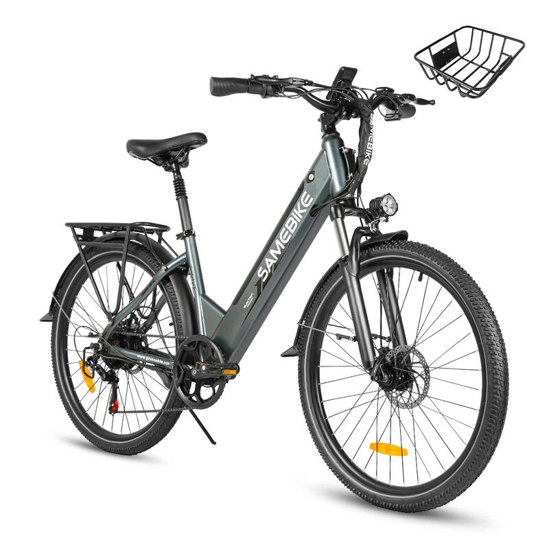 Vélo électrique urbain Samebike RS-A01 Pro-T 26 pouces avec batterie 36 V 15 Ah