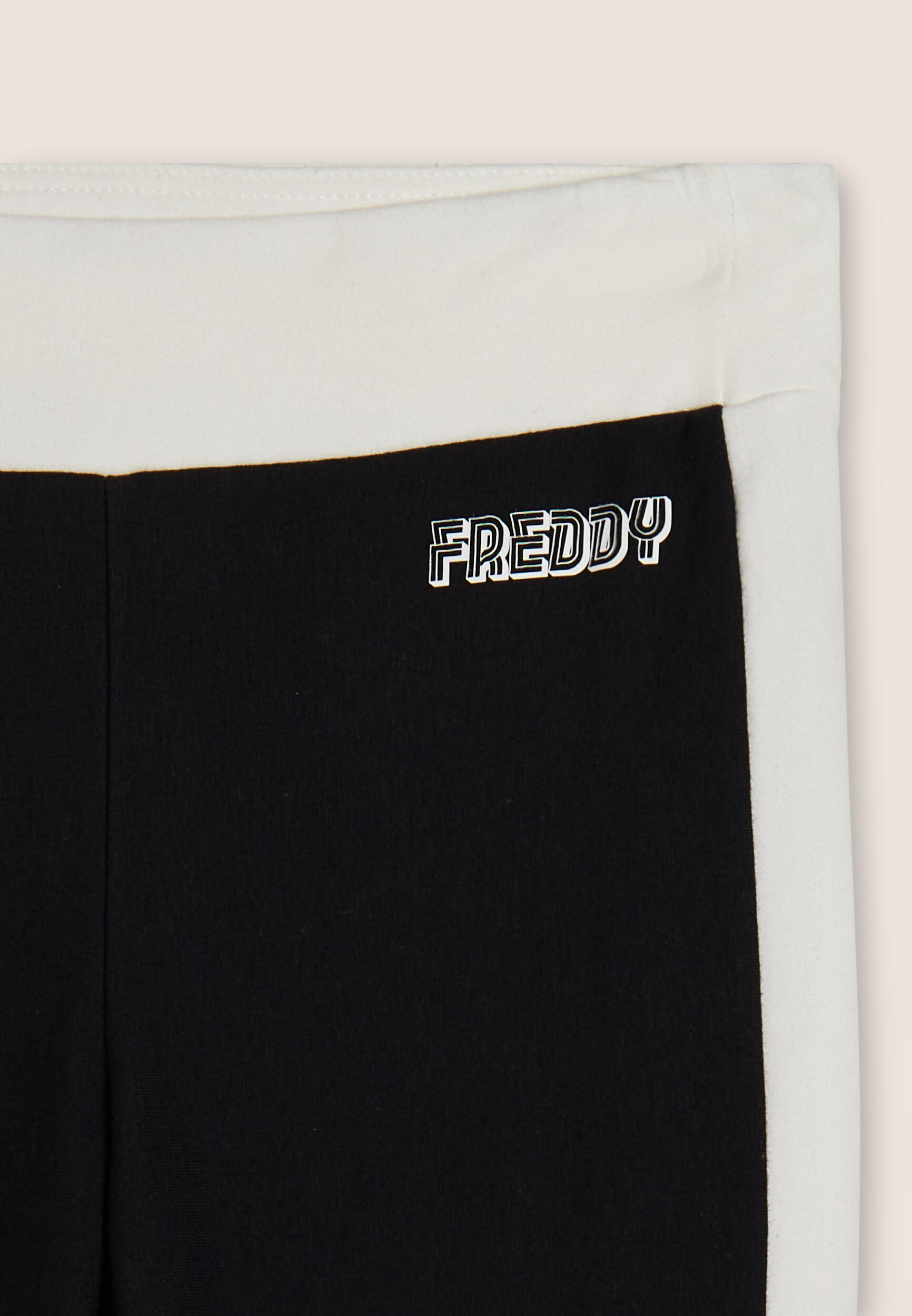 Pantalon slim flare en molleton avec bandes latérales 3/3