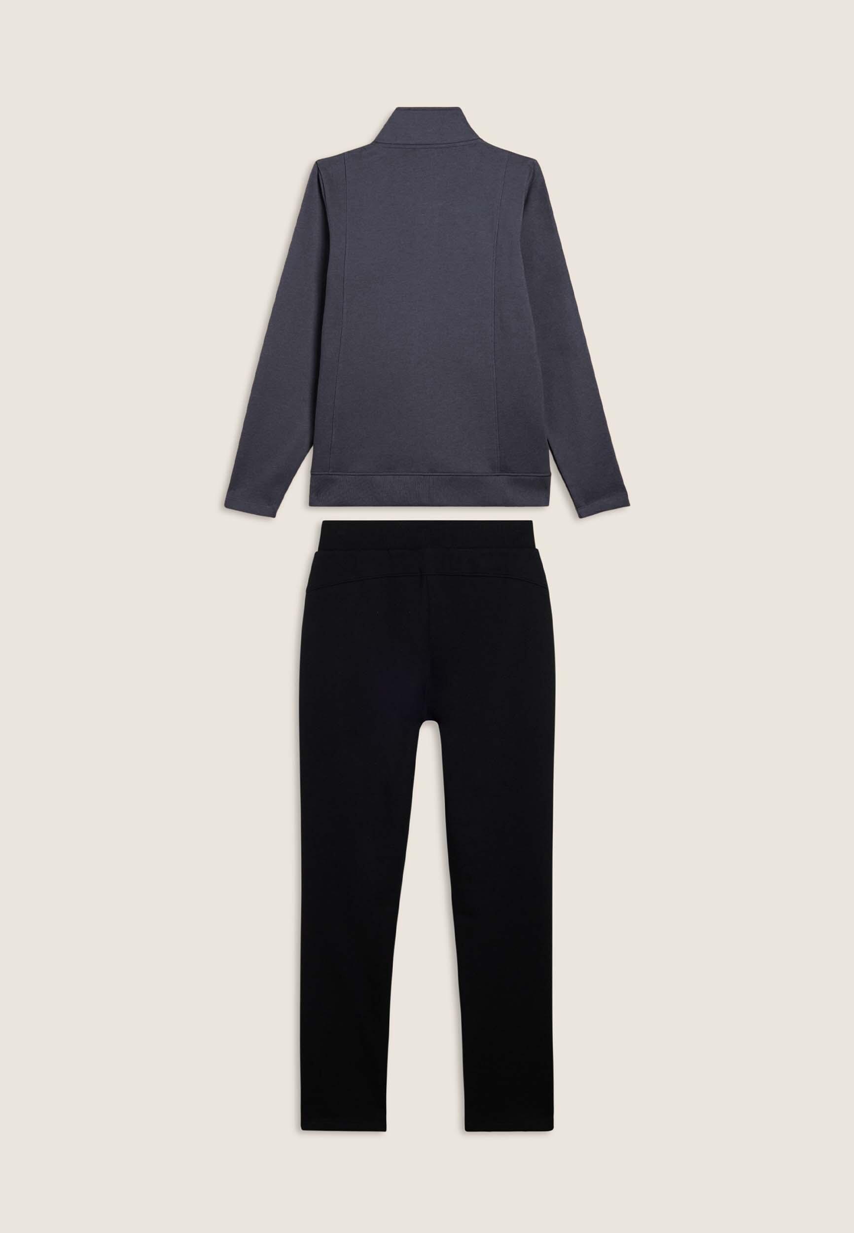 Tuta regular fit con collo alto e dettagli in strass 2/3