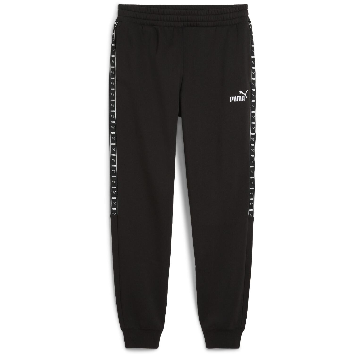 SPODNIE męskie PUMA 684679-01 dresowe czarne bawełniane sportowe L 1/4