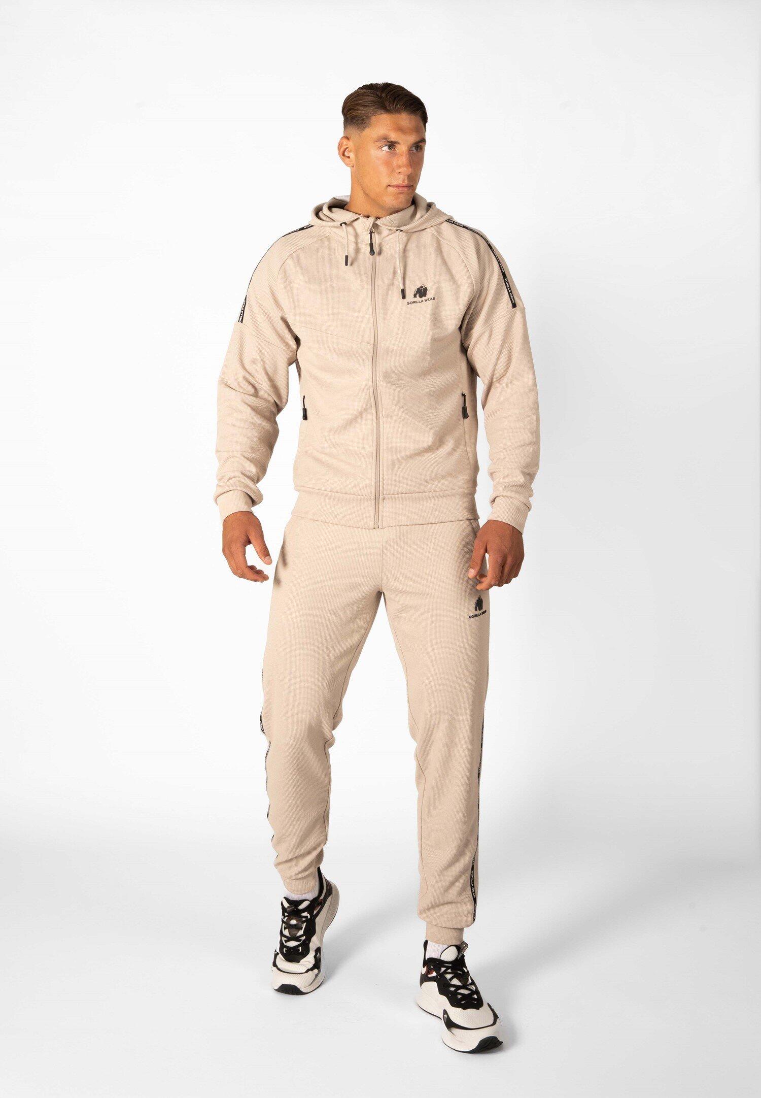Harvey Con cappuccio Giacca da ginnastica - Beige 6/6