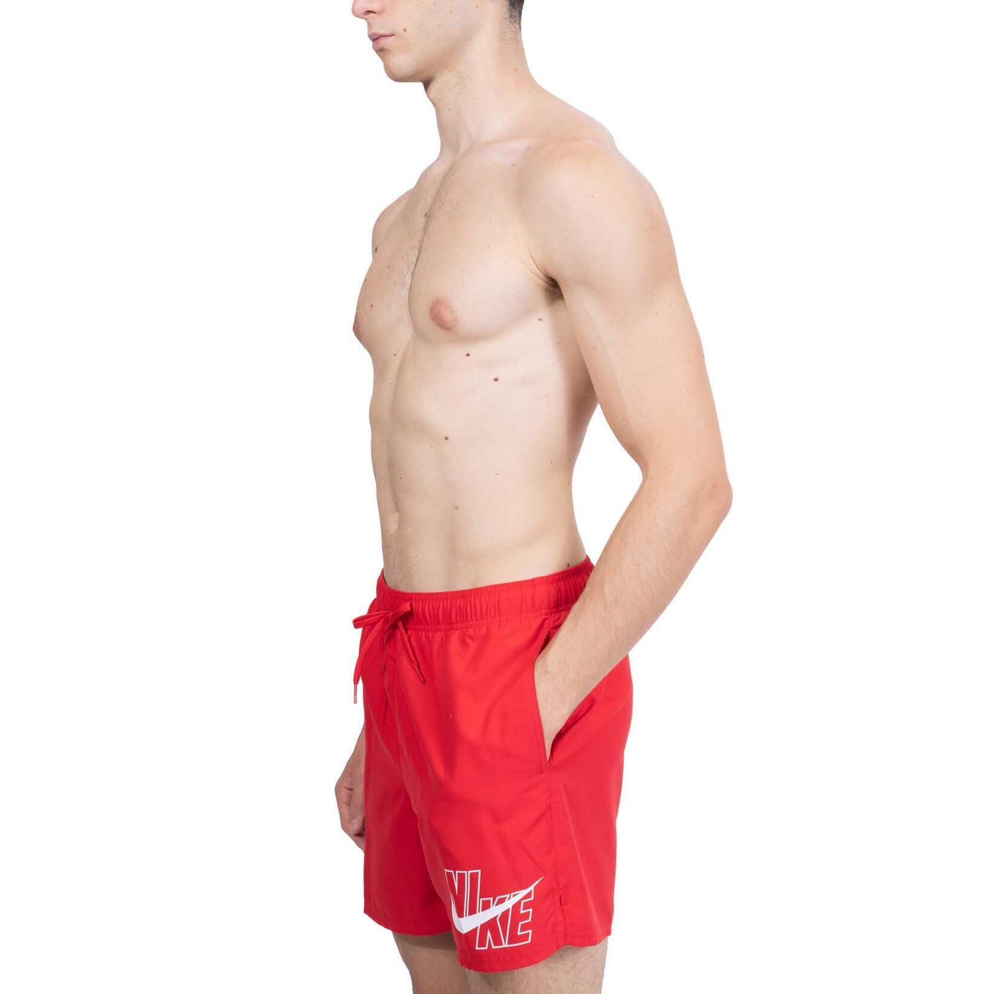 Nike Swim - Shorts Mare Uomostampa Logo - Maillot De Bain 1 Pièce - Rouge - 36 Xs - Decathlon