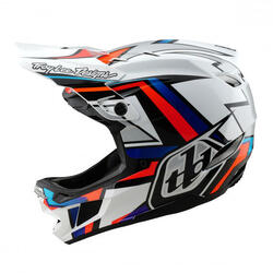 Casque TROY LEE D4 Composite White/Silver