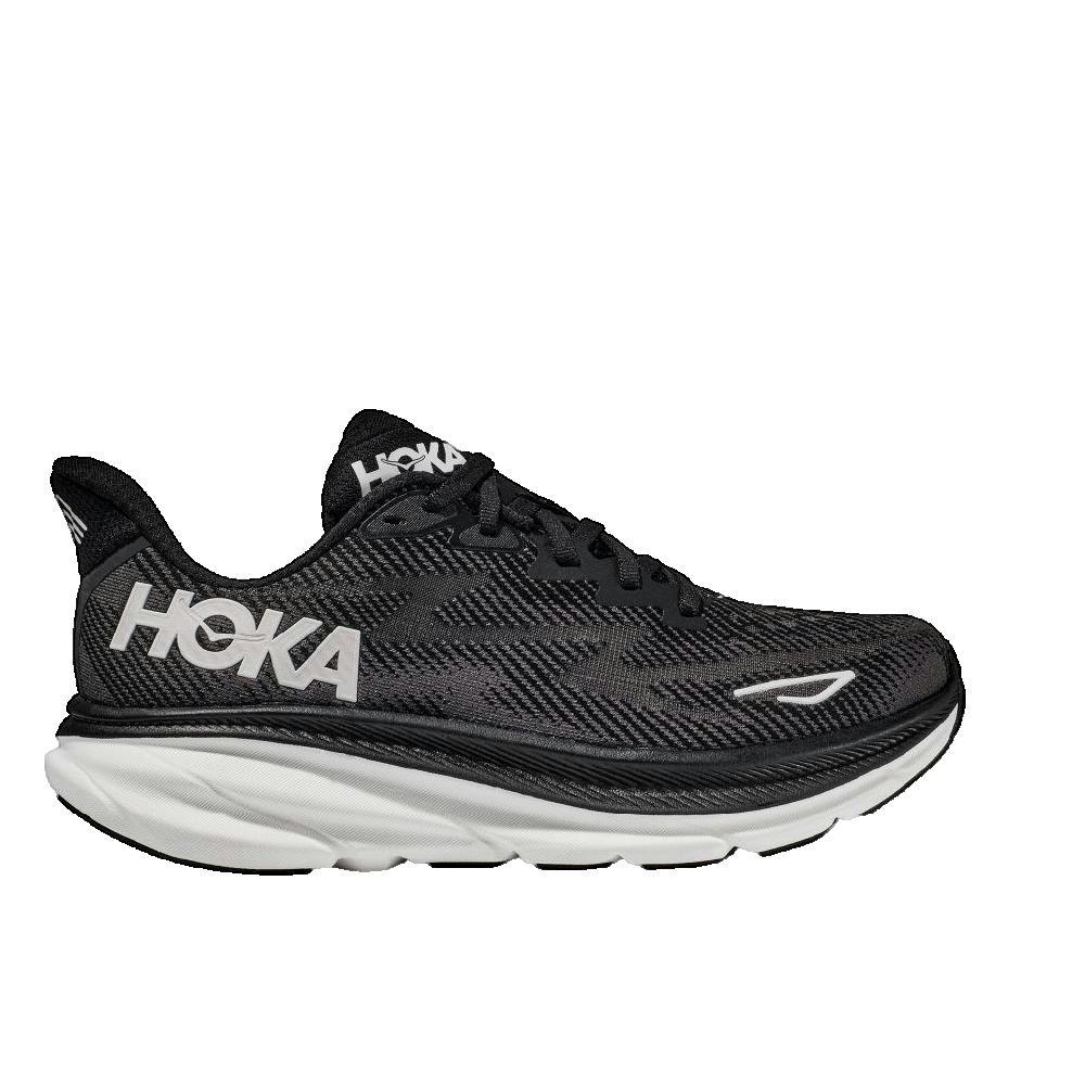 Chaussures de sport homme Hoka Clifton 9 Noir/Blanc 1/1